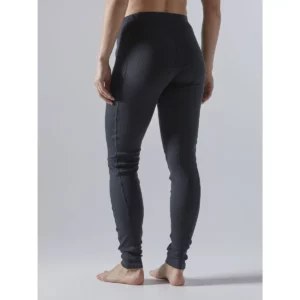 Conjunto mujer CRAFT CORE DRY BASELAYER SET 1909706, Negro, con modelo, vista posterior de tres cuartos de la malla