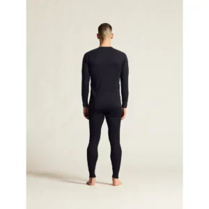 Conjunto hombre CRAFT CORE DRY BASELAYER SET 1909707, Negro, con modelo, vista posterior del conjunto