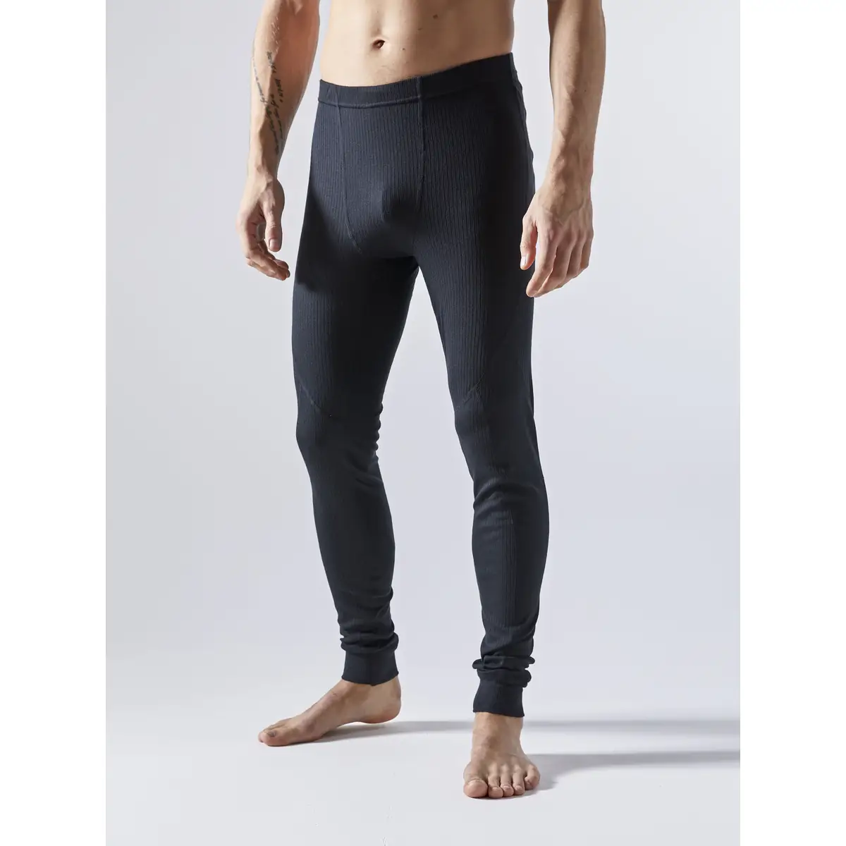 Conjunto hombre CRAFT CORE DRY BASELAYER SET 1909707 8 Conjunto hombre CRAFT CORE DRY BASELAYER SET 1909707, Negro, con modelo, vista frontal de la malla