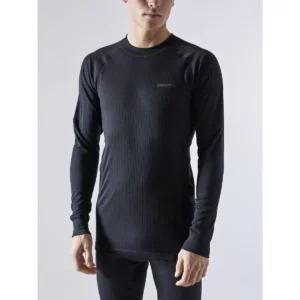 Conjunto hombre CRAFT CORE DRY BASELAYER SET 1909707, Negro, con modelo