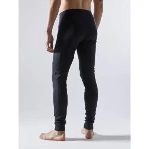Conjunto hombre CRAFT CORE DRY BASELAYER SET 1909707, Negro, con modelo, vista posterior de tres cuartos de la malla