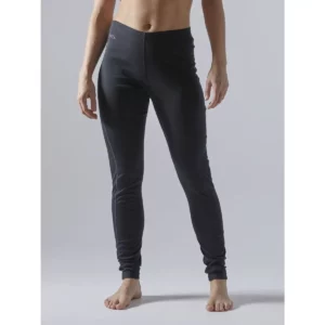 Conjunto térmico mujer CRAFT CORE WARM BASELAYER SET 1909708, con modelo, vista frontal del pantalón