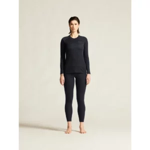 Conjunto térmico mujer CRAFT CORE WARM BASELAYER SET 1909708, con modelo, vista frontal del conjunto