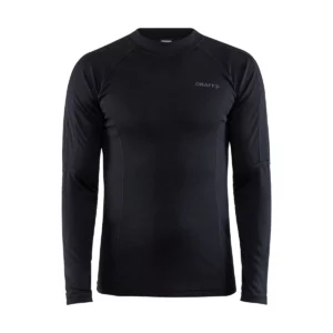 Conjunto térmico hombre CRAFT CORE WARM BASELAYER 1909709, Negro, vista frontal de la camiseta