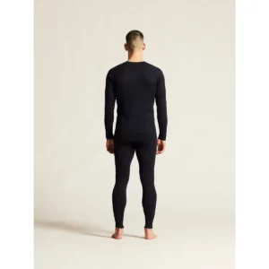 Conjunto térmico hombre CRAFT CORE WARM BASELAYER 1909709, Negro, con modelo, vista posterior del conjunto