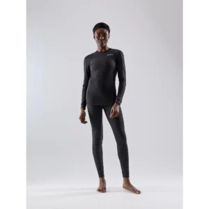 Conjunto interior mujer CRAFT CORE WOOL MERINO SET 1909710, con modelo, vista frontal
