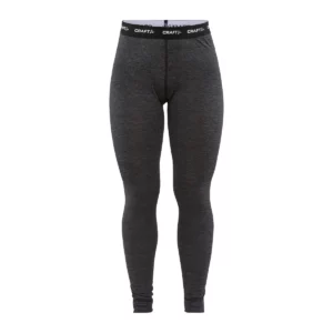 Conjunto interior mujer CRAFT CORE WOOL MERINO SET 1909710, Black melange, lateral izquierdo
