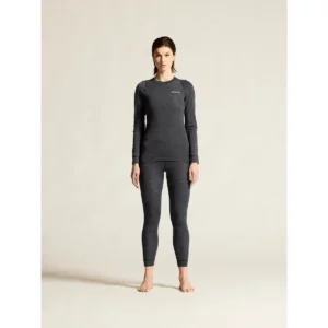 Conjunto interior mujer CRAFT CORE WOOL MERINO SET 1909710, con modelo, vista frontal