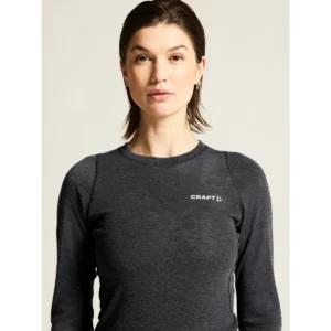 Conjunto interior mujer CRAFT CORE WOOL MERINO SET 1909710, detalle de la camiseta