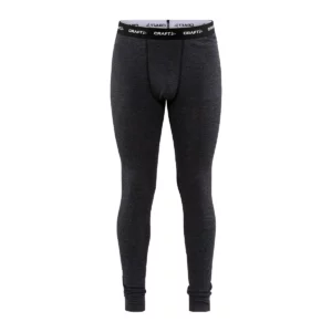 Conjunto interior hombre CRAFT CORE WOOL MERINO SET 1909711, Black melange, lateral izquierdo