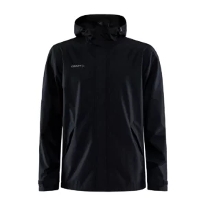 Conjunto de lluvia Craft Core Explore Rain Set M 1910994, Negro, vista frontal de la chaqueta