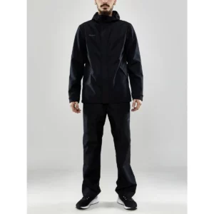 Conjunto de lluvia Craft Core Explore Rain Set M 1910994, Negro, conjunto con modelo, vista frontal