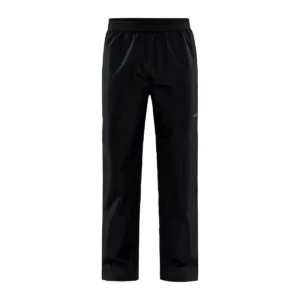 Conjunto de lluvia Craft Core Explore Rain Set M 1910994, Negro, vista frontal del pantalón