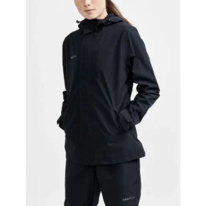 Conjunto de lluvia Craft Core Explore Rain Set W 1911775, Negro, chaqueta con modelo, vista frontal