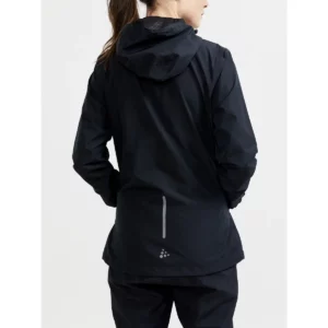 Conjunto de lluvia Craft Core Explore Rain Set W 1911775, Negro, chaqueta con modelo, vista posterior