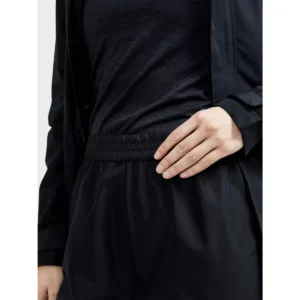 Conjunto de lluvia Craft Core Explore Rain Set W 1911775, Negro, detalle de cintura y puño