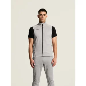 Chaleco hombre CRAFT ADV UNIFY VEST 1912161, Grey melange, con modelo, vista frontal