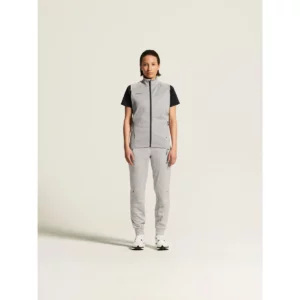 Chaleco mujer CRAFT ADV UNIFY VEST 1912162, Grey melange, con modelo, vista frontal