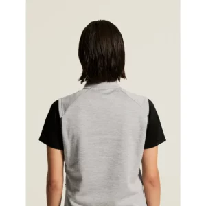 Chaleco mujer CRAFT ADV UNIFY VEST 1912162, Grey melange, con modelo, vista posterior