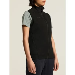 Chaleco mujer CRAFT ADV UNIFY VEST 1912162, Negro, con modelo, detalle del bolsillo y el lateral