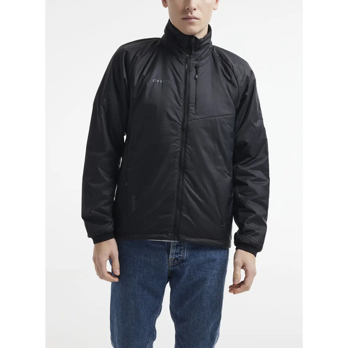 Chaqueta hombre CRAFT CORE LIGHT PADDED JACKET 1912215 17 Chaqueta hombre CRAFT CORE LIGHT PADDED JACKET 1912215, Negro, con modelo, vista frontal