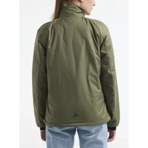 Chaqueta mujer CRAFT CORE LIGHT PADDED JACKET 1912216, Rift, con modelo, vista posterior de tres cuartos
