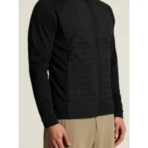 Chaqueta hombre CRAFT ADV UNIFY HYBRID JACKET 1912224, Negro, con modelo, detalle frontal