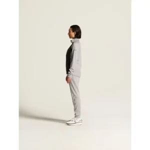 Chaqueta mujer CRAFT ADV UNIFY HYBRID JACKET 1912225, Grey melange/Black, con modelo, vista lateral del conjunto