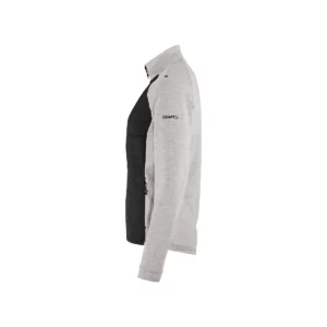 Chaqueta mujer CRAFT ADV UNIFY HYBRID JACKET 1912225, Grey melange/Black, lateral izquierdo