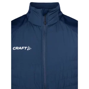Chaleco hombre CRAFT ADV NORDIC SKI CLUB VEST 1912521, Blaze, detalle del cuello y el cierre