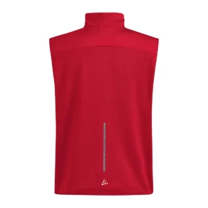 Chaleco hombre CRAFT ADV NORDIC SKI CLUB VEST 1912521, Bright red, vista posterior