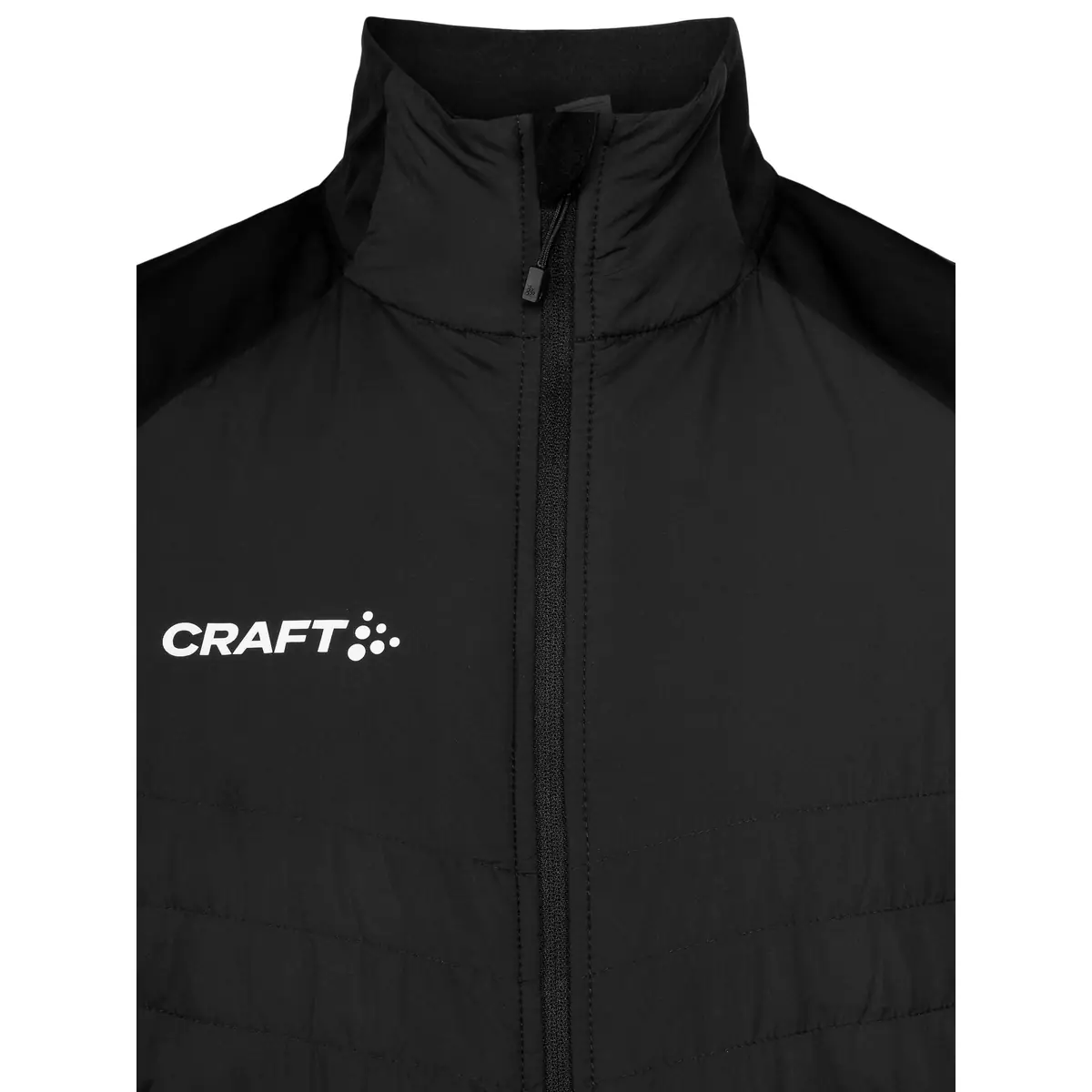 Chaleco hombre CRAFT ADV NORDIC SKI CLUB VEST 1912521 11 Chaleco hombre CRAFT ADV NORDIC SKI CLUB VEST 1912521, Negro, detalle del cuello y el cierre