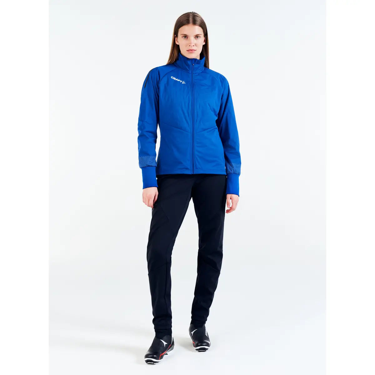 Chaqueta mujer CRAFT ADV NORDIC SKI CLUB JACKET 1912525 13 Chaqueta mujer CRAFT ADV NORDIC SKI CLUB JACKET 1912525, Club cobolt, con modelo, vista frontal
