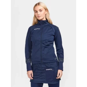 Chaqueta mujer CRAFT ADV NORDIC SKI CLUB JACKET 1912525, Blaze, con modelo, vista frontal