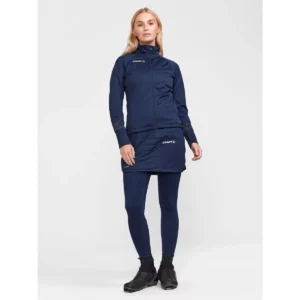 Chaqueta mujer CRAFT ADV NORDIC SKI CLUB JACKET 1912525, Blaze, con modelo, vista frontal