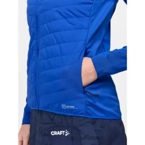 Chaleco mujer CRAFT ADV NORDIC SKI CLUB VEST 1912526, Club cobolt, detalle frontal con modelo