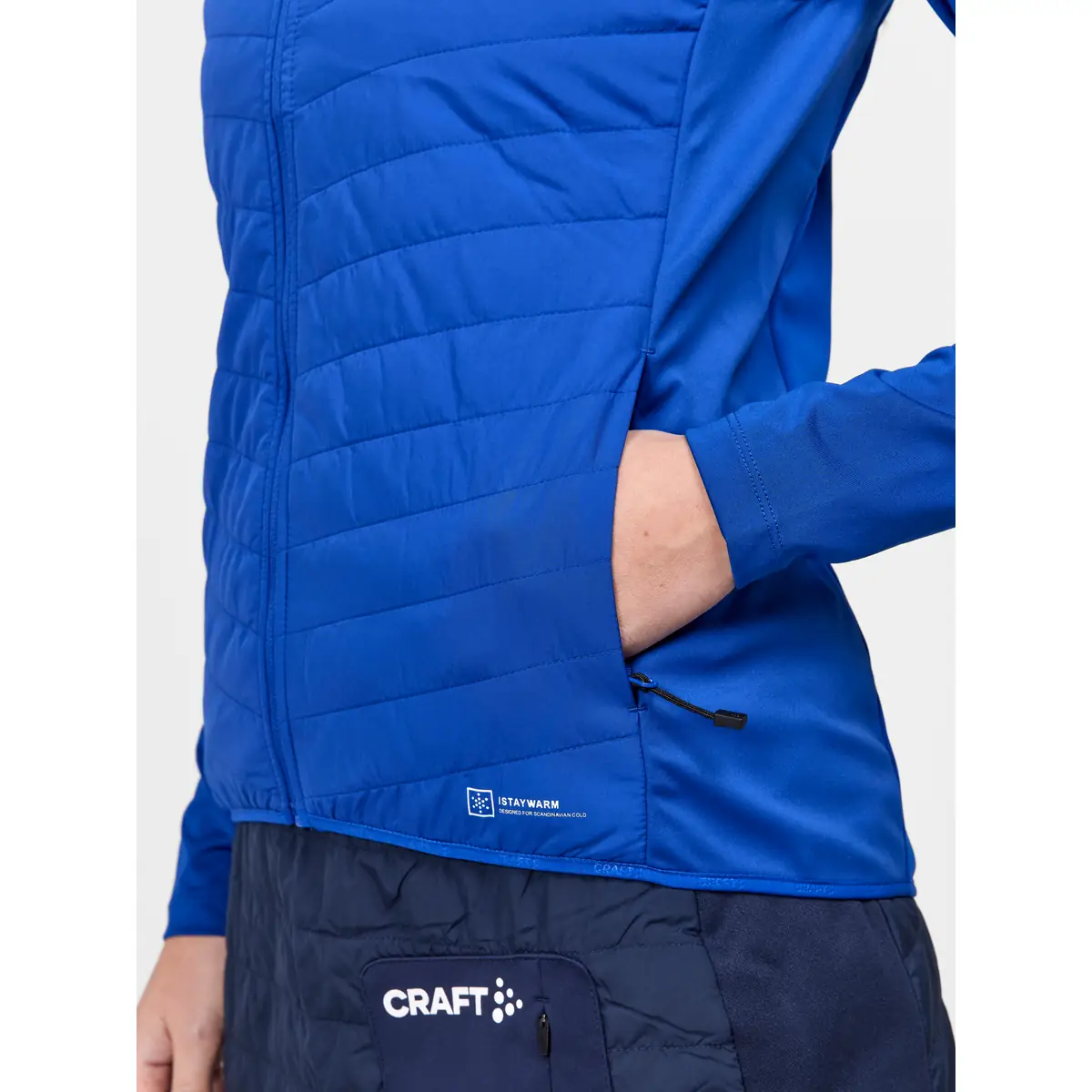 Chaleco mujer CRAFT ADV NORDIC SKI CLUB VEST 1912526 1 Chaleco mujer CRAFT ADV NORDIC SKI CLUB VEST 1912526, Club cobolt, detalle frontal con modelo