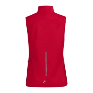 Chaleco mujer CRAFT ADV NORDIC SKI CLUB VEST 1912526, Bright red, vista posterior
