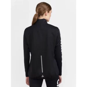 Chaleco mujer CRAFT ADV NORDIC SKI CLUB VEST 1912526, Negro, con modelo, vista posterior de tres cuartos