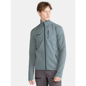 Chaqueta hombre CRAFT PRO EXPLORE WOOL MIDLAYER 1913800, Flow melange, con modelo