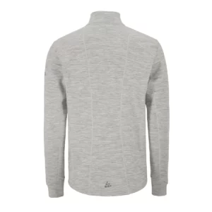 Chaqueta hombre CRAFT PRO EXPLORE WOOL MIDLAYER 1913800, Gris marengo, vista posterior