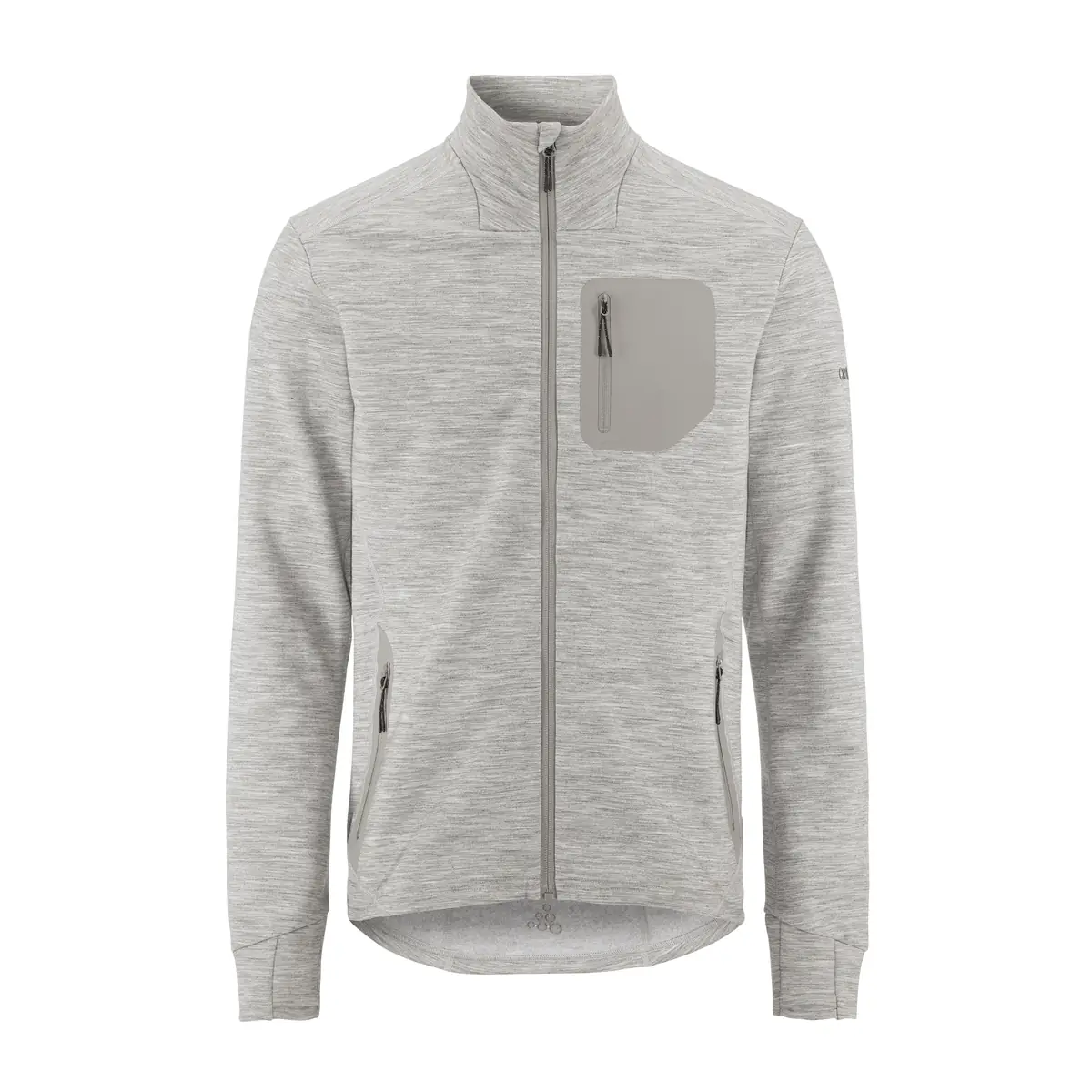 Chaqueta hombre CRAFT PRO EXPLORE WOOL MIDLAYER 1913800 4 Chaqueta hombre CRAFT PRO EXPLORE WOOL MIDLAYER 1913800, Gris marengo, vista frontal