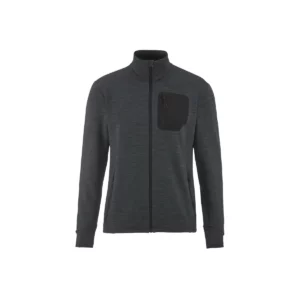 Chaqueta hombre CRAFT PRO EXPLORE WOOL MIDLAYER 1913800, Negro marengo, vista frontal