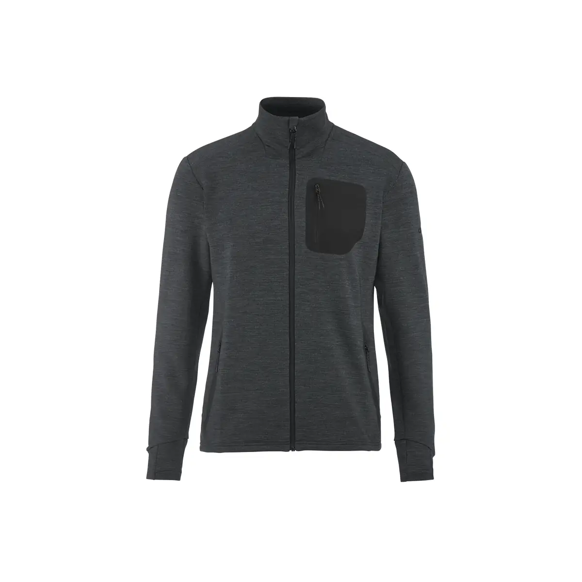 Chaqueta hombre CRAFT PRO EXPLORE WOOL MIDLAYER 1913800 8 Chaqueta hombre CRAFT PRO EXPLORE WOOL MIDLAYER 1913800, Negro marengo, vista frontal