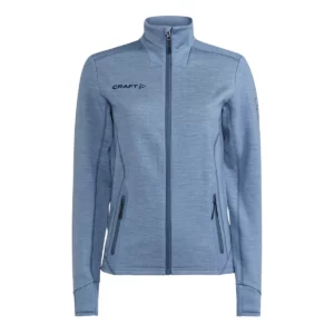 Chaqueta mujer CRAFT PRO EXPLORE WOOL MIDLAYER 1913801, Flow melange, vista frontal