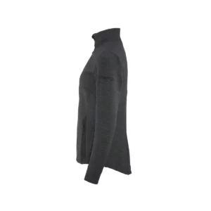 Chaqueta mujer CRAFT PRO EXPLORE WOOL MIDLAYER 1913801, Negro marengo, lateral izquierdo