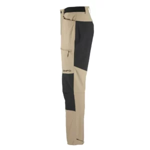 Pantalón hombre CRAFT PRO EXPLORE HIKING PANTS 1913802, Raw, lateral izquierdo