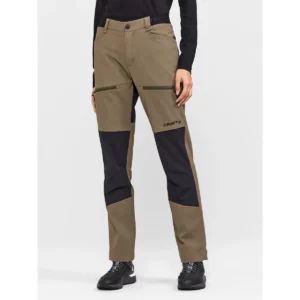 Pantalón mujer CRAFT PRO EXPLORE HIKING PANTS 1913803, con modelo, vista frontal