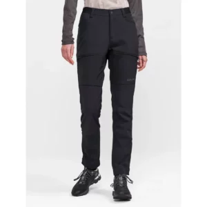 Pantalón mujer CRAFT PRO EXPLORE HIKING PANTS 1913803, con modelo, vista frontal