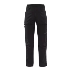 Pantalón mujer CRAFT PRO EXPLORE HIKING PANTS 1913803, Negro, vista frontal